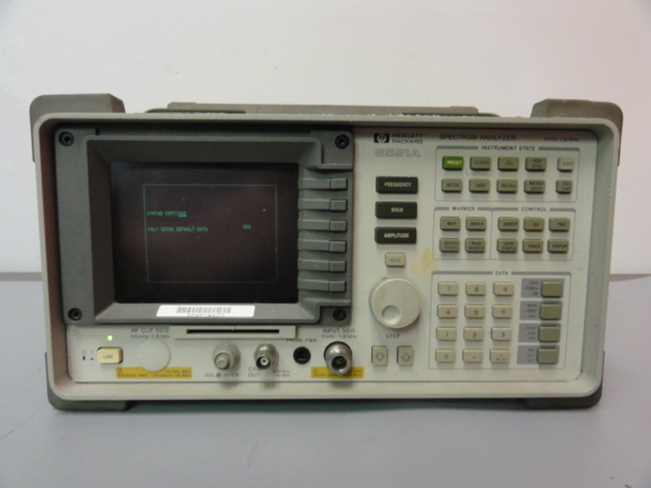 Hewlett Packard 5891A Spectrum Analyzer, 9 kHz - 1.8 GHz