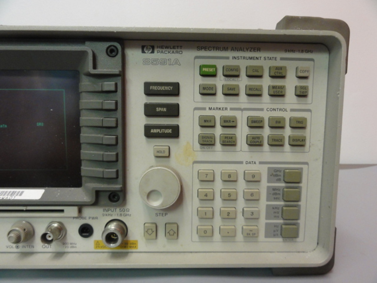 Hewlett Packard 5891A Spectrum Analyzer, 9 kHz - 1.8 GHz