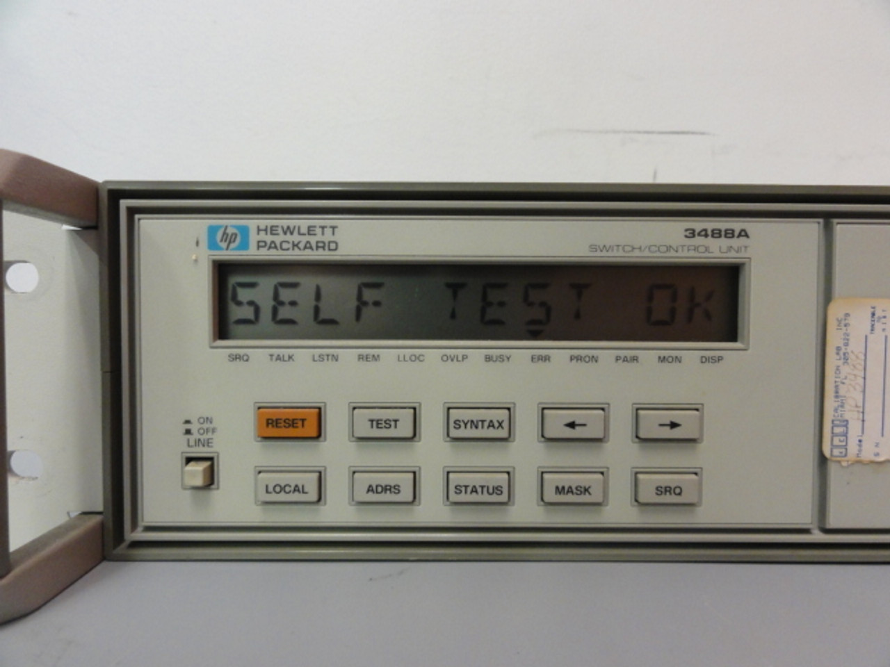 HP 3488A Switch/ Control Unit, w/ 5 44472A VHF Switches