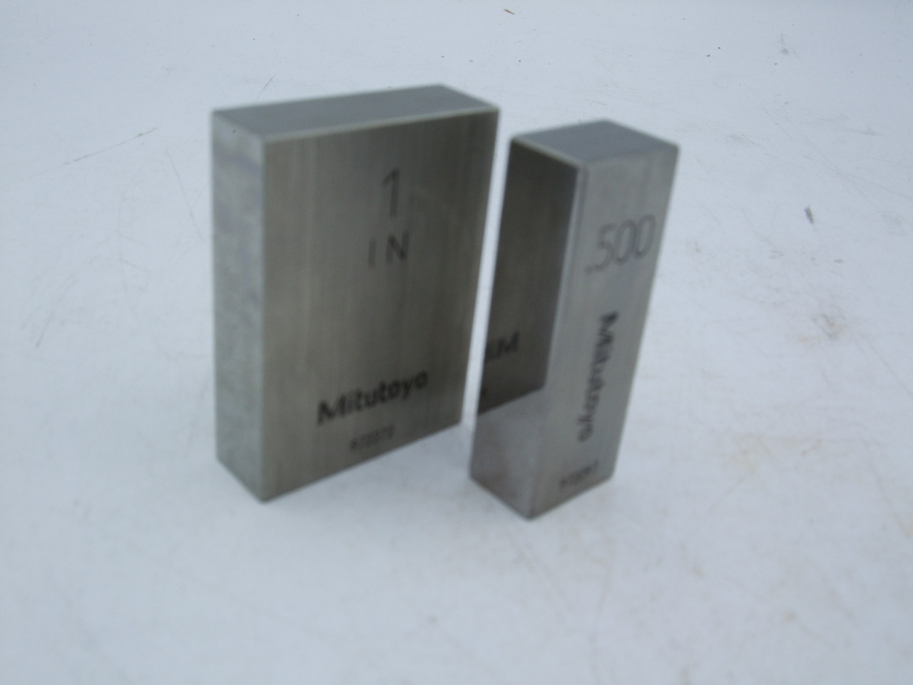 Mitutoyo 1" and 1/2" Gage Blocks Asme Steel 611195-231