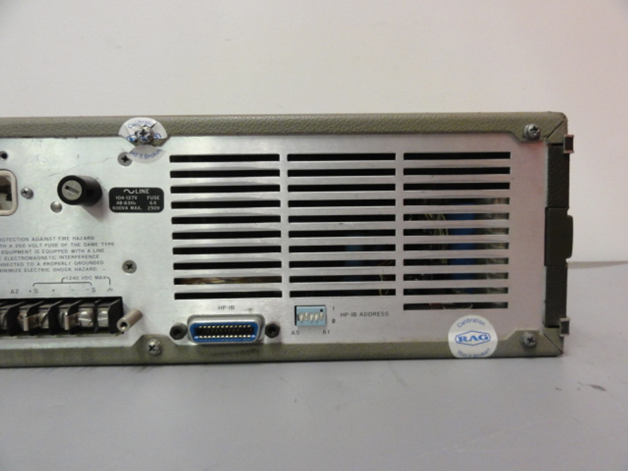 HP 6034A System Power Supply, 0-60V/0-10A, 200W