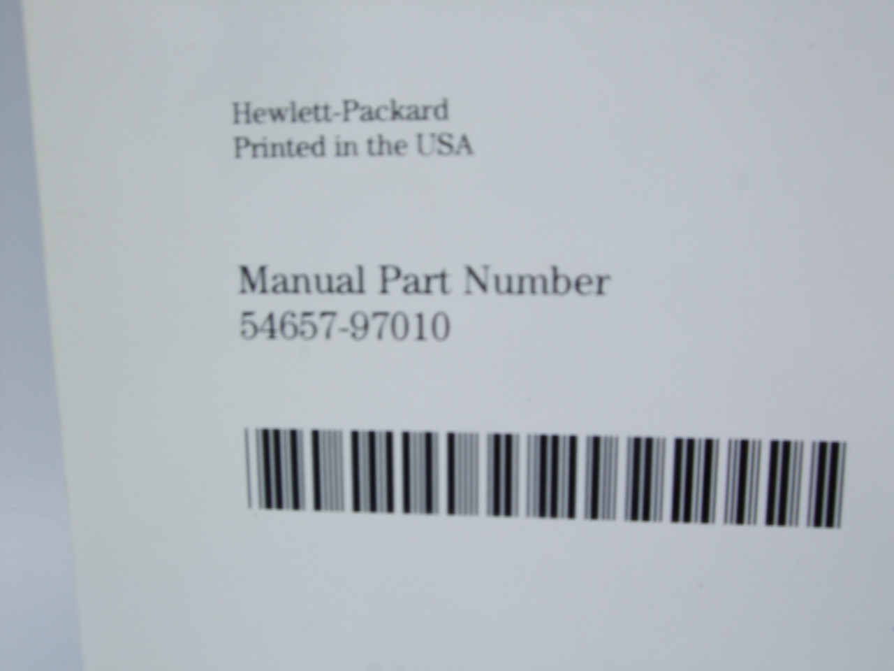 HP 54657A, HP 54658A, and HP 54659B Measurement/Storage Modules User's Guide