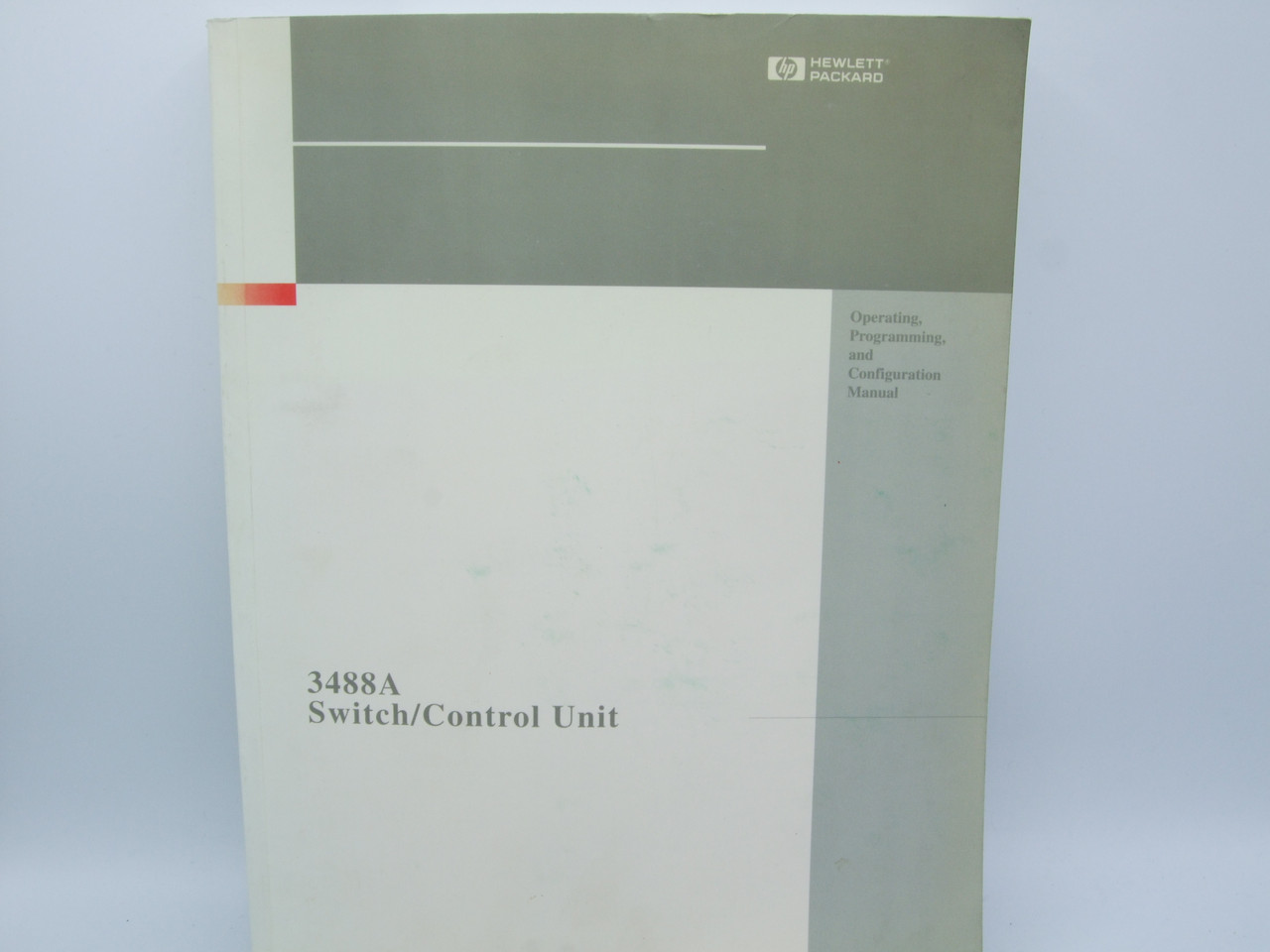 HP 3488A Switch/Control Unit Operating, Programming, and Configuration Manual