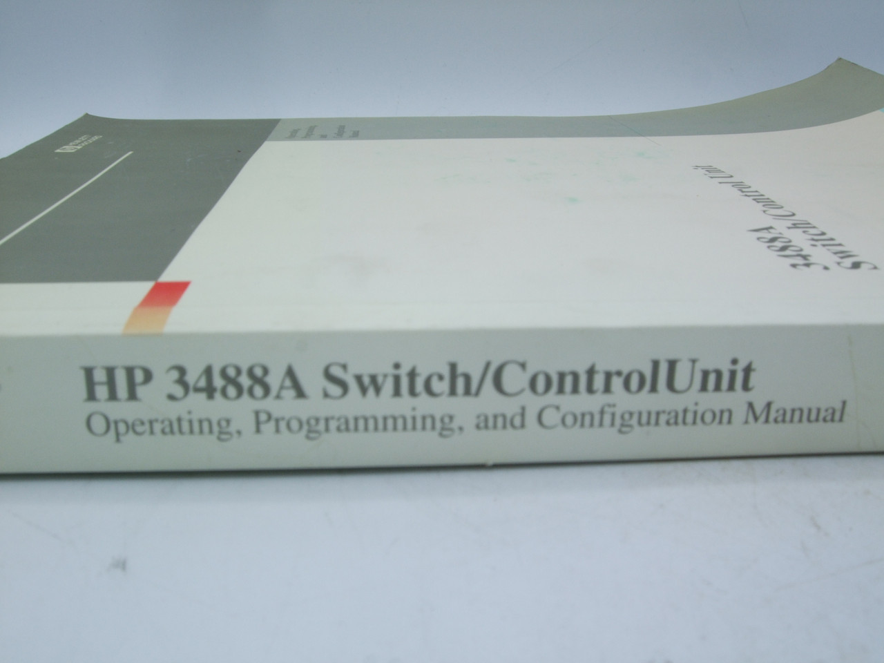 HP 3488A Switch/Control Unit Operating, Programming, and Configuration Manual