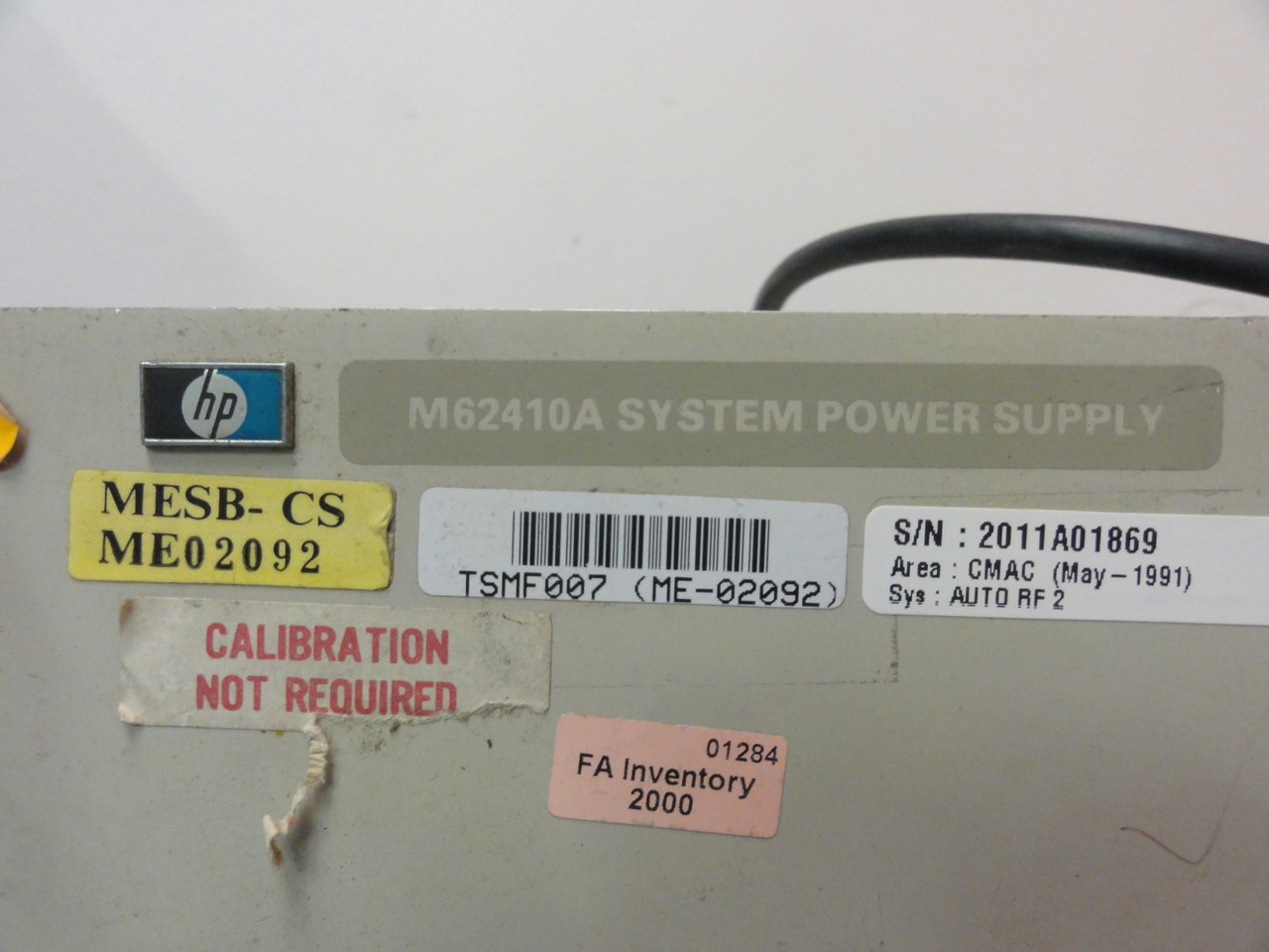 HP M62410A System Power Supply