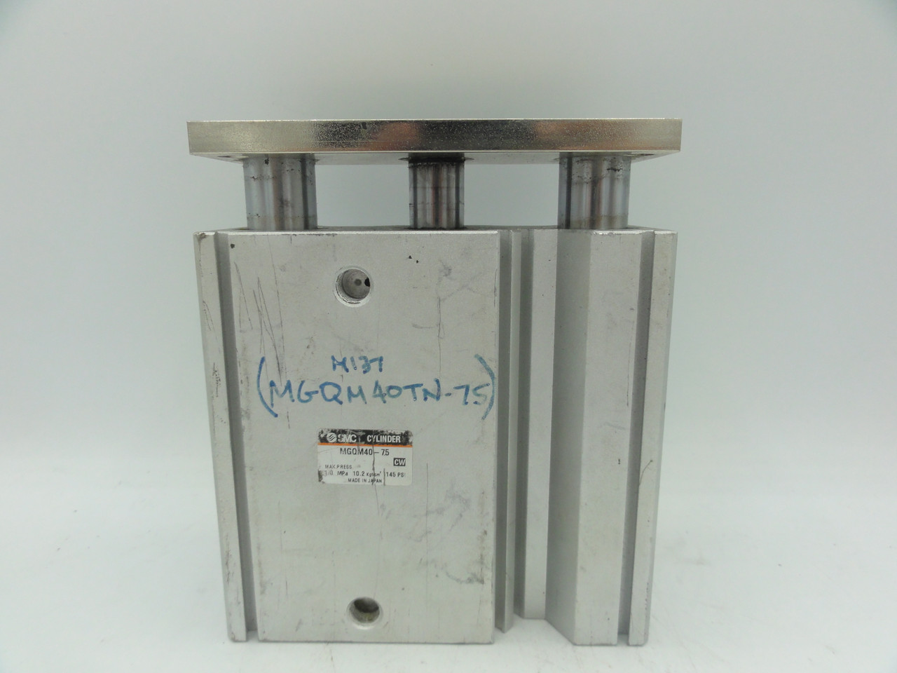 SMC MGQM40-75 Guide Cylinder, 145 PSI