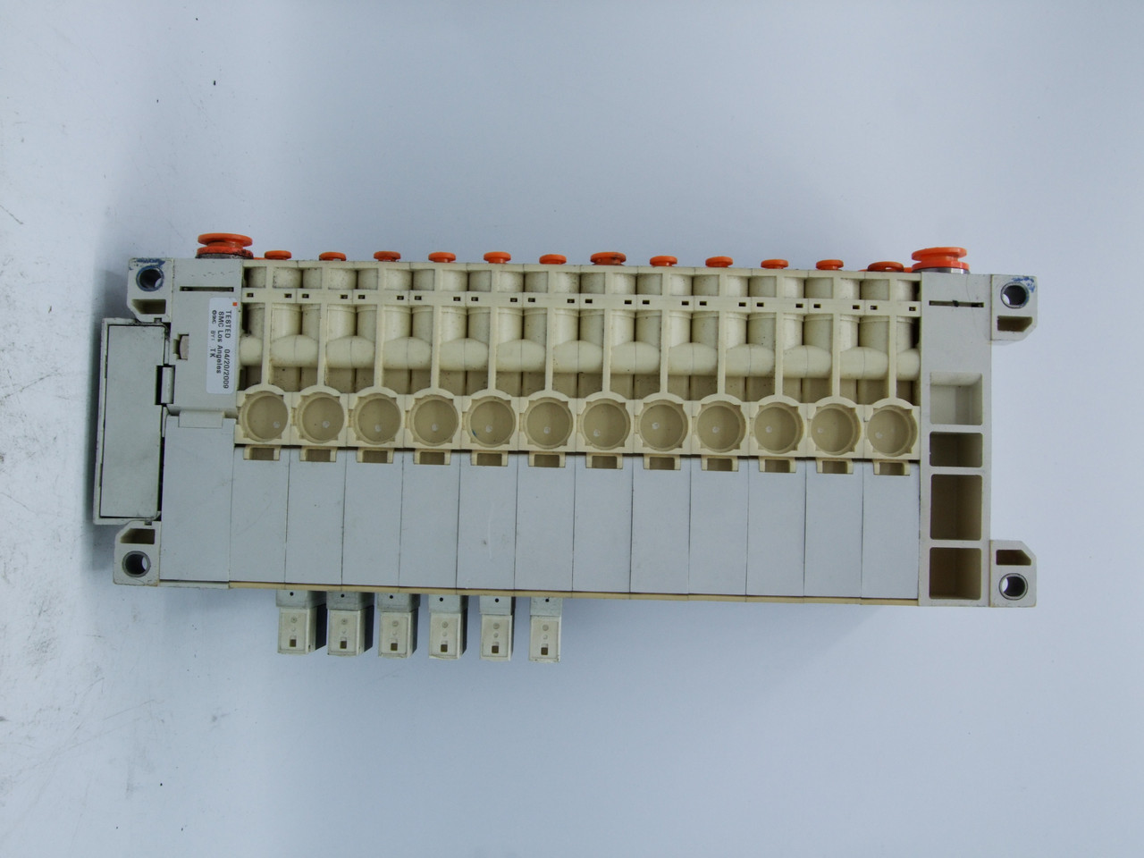 SMC 12 Valve Manifold with 6 VQ2100-5 Solenoid Valves