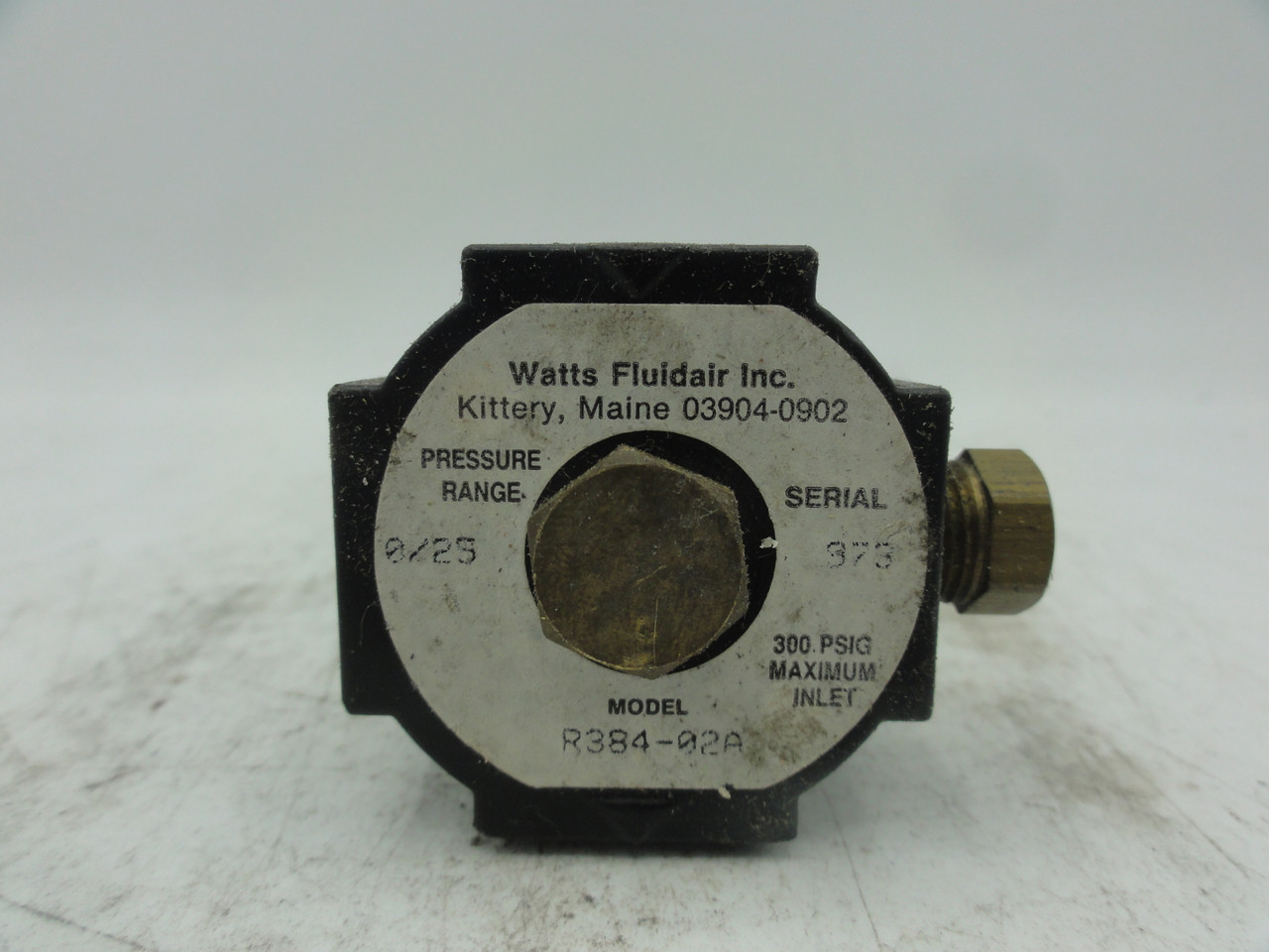 Watts Fluidair Inc. R384-02A Pressure Valve