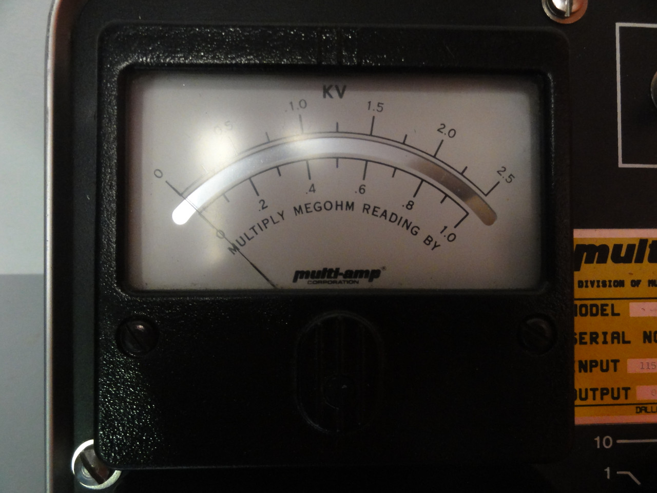 Multi-Volt MG25A Megaohm Meter