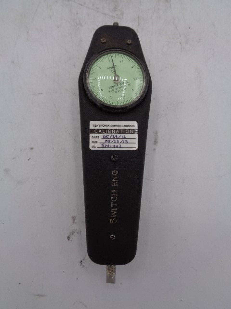 AMETEK Hunter Spring L-5 Mechanical Force Gage