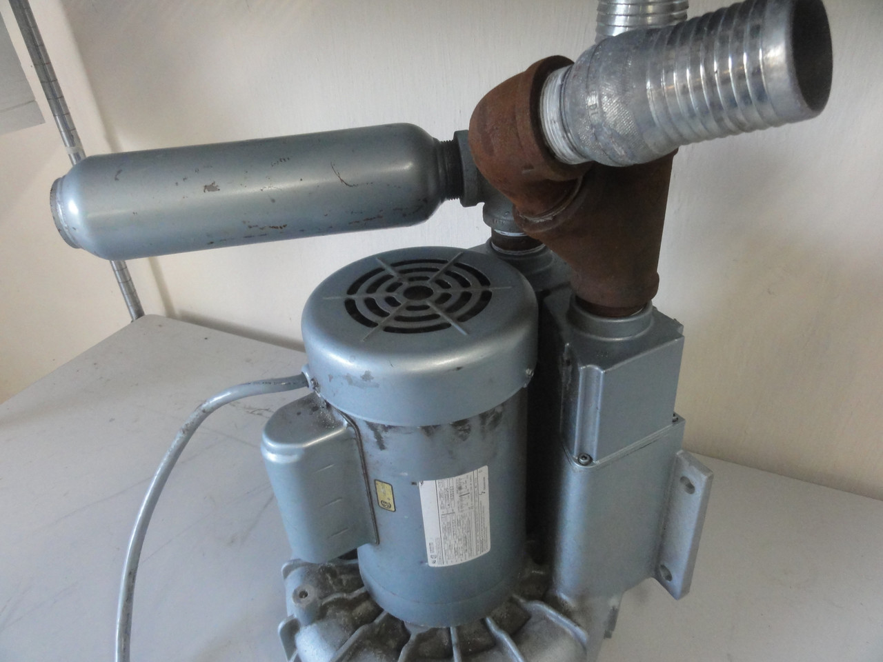 Gast R4P115 Regenerative Blower with Emerson Electric J711X Motor