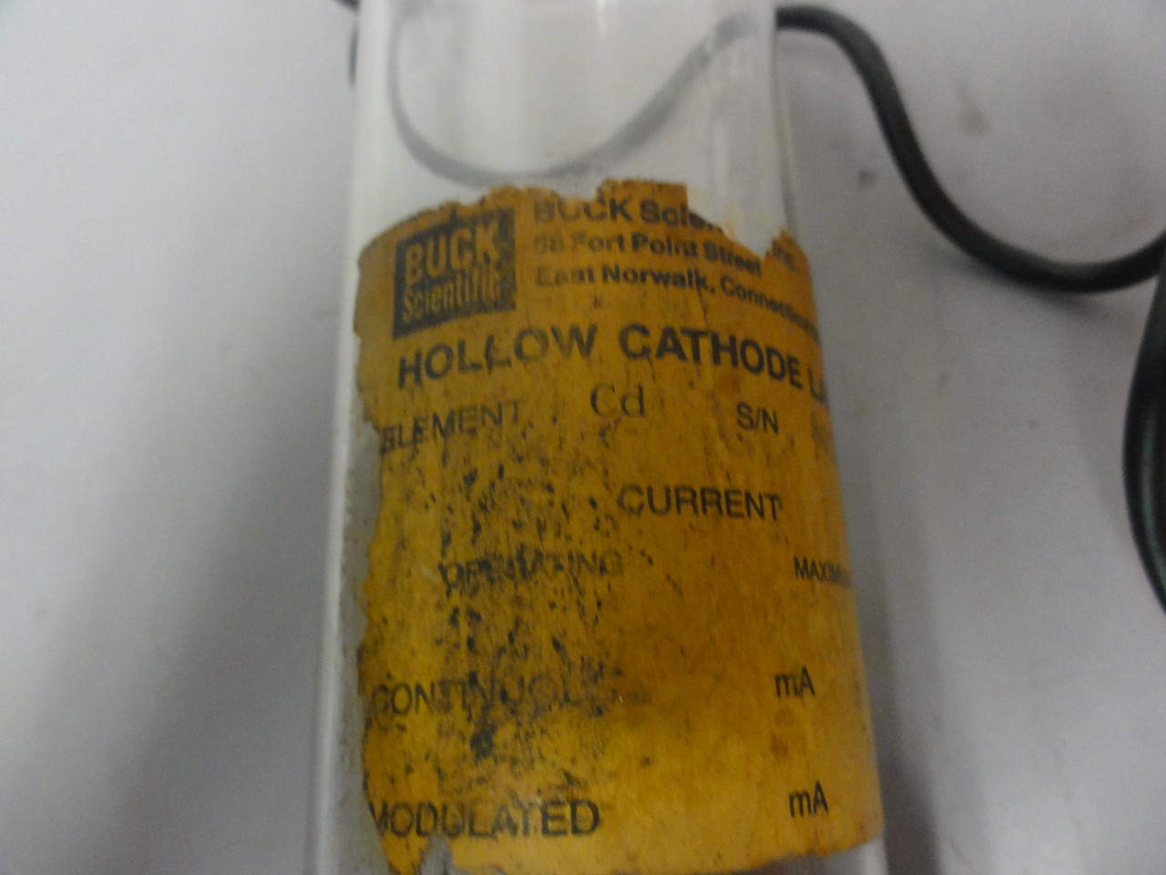 Buck Scientific Hollow Cathode Lamp Element Cd