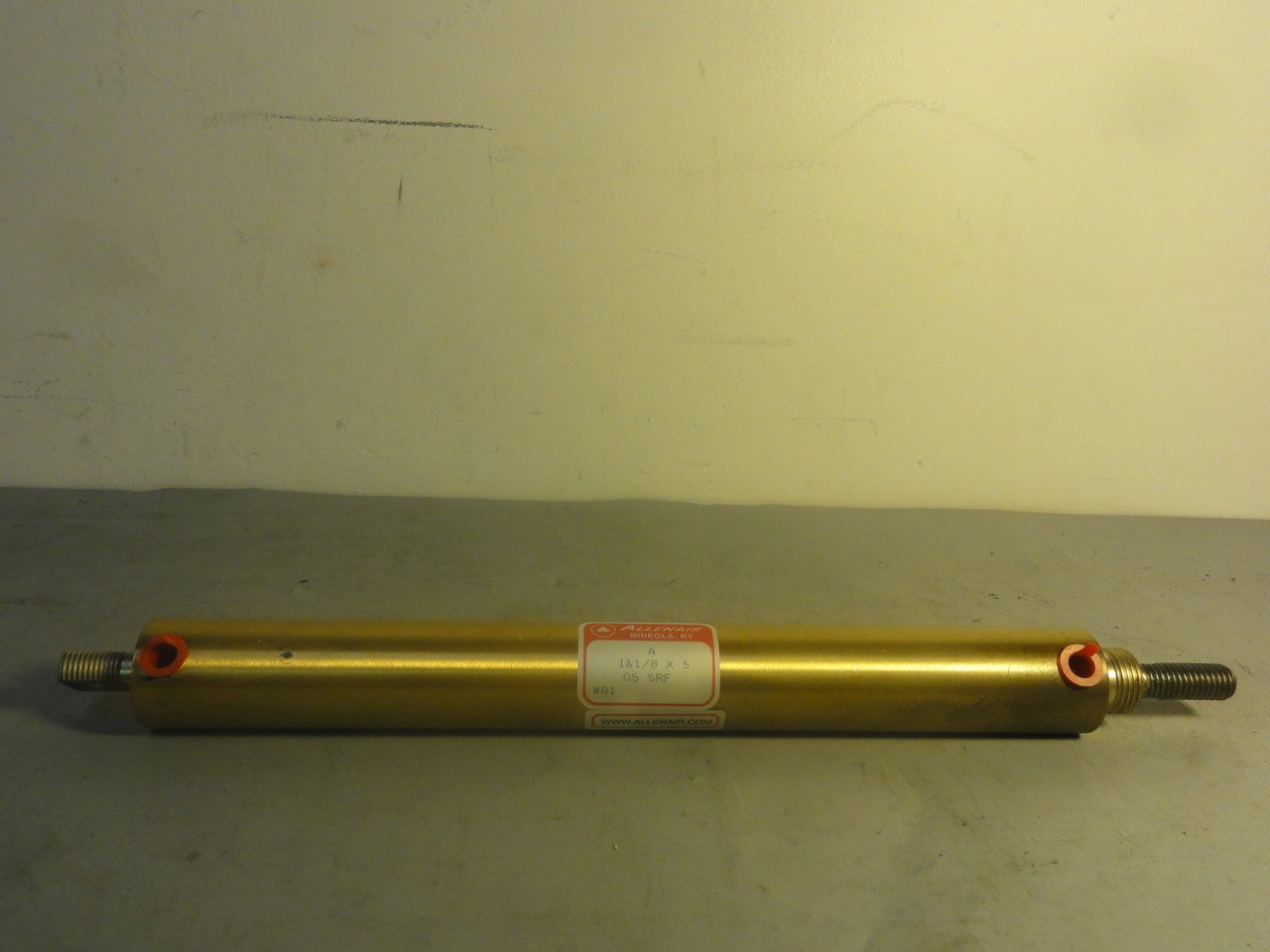 Allenair A 1 & 1/8 X 5 OS SRF Pneumatic Cylinder- New (Open Box)