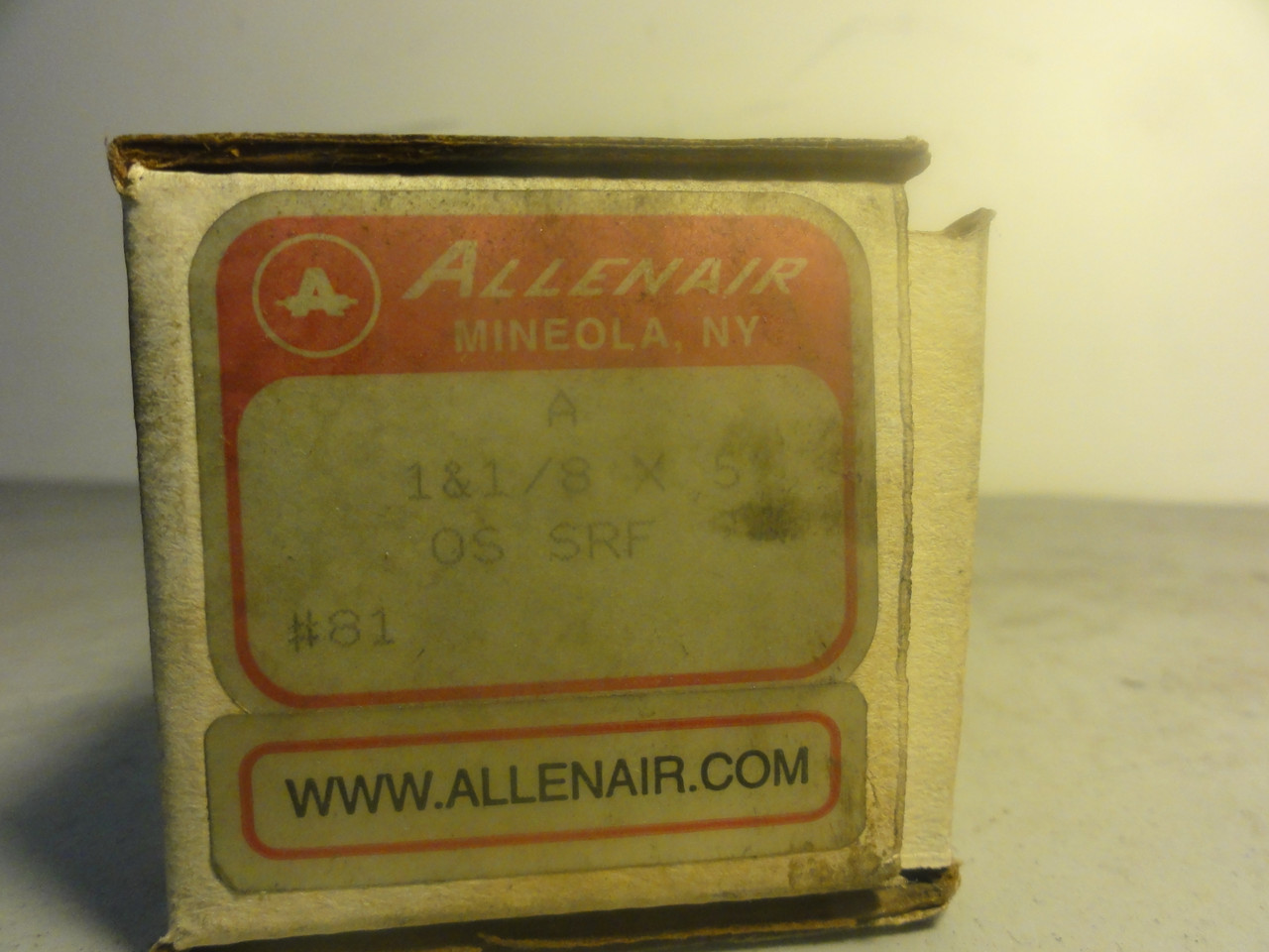 Allenair A 1 & 1/8 X 5 OS SRF Pneumatic Cylinder- New (Open Box)