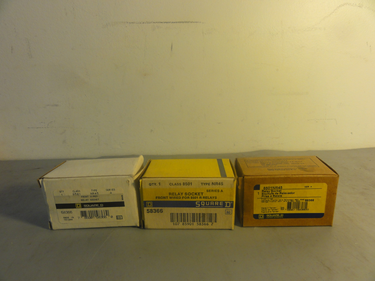 Square D Class 8501 Type NR45 Series A Relay Switch (Lot of 3) New (Open Box)