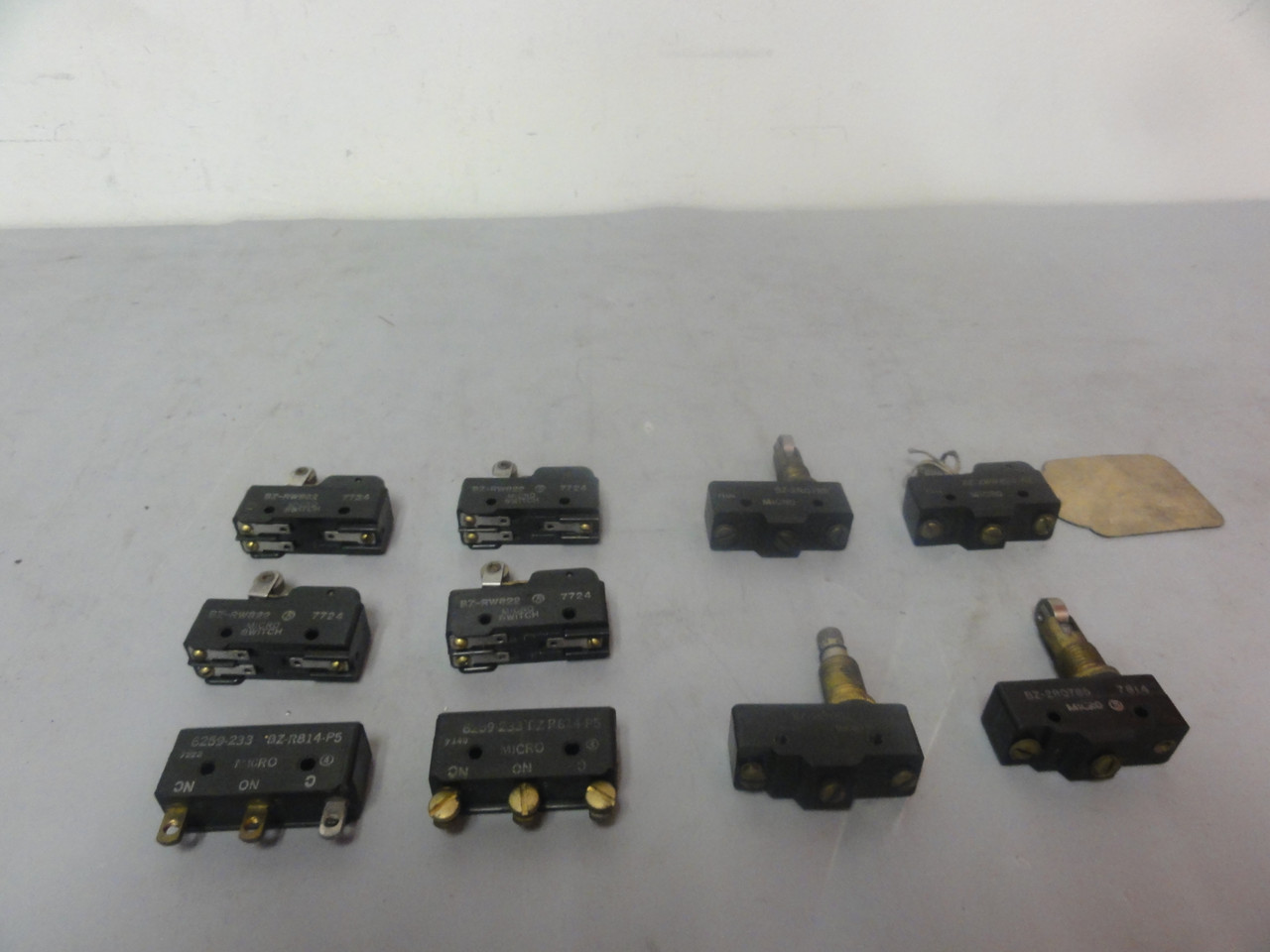 Honeywell Microswitch Limit Switches (Lot of 10) Multiple Varying Models