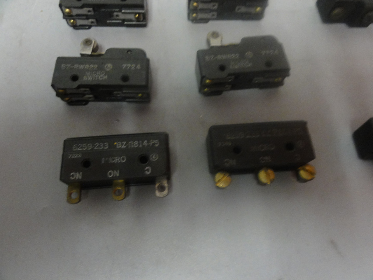 Honeywell Microswitch Limit Switches (Lot of 10) Multiple Varying Models