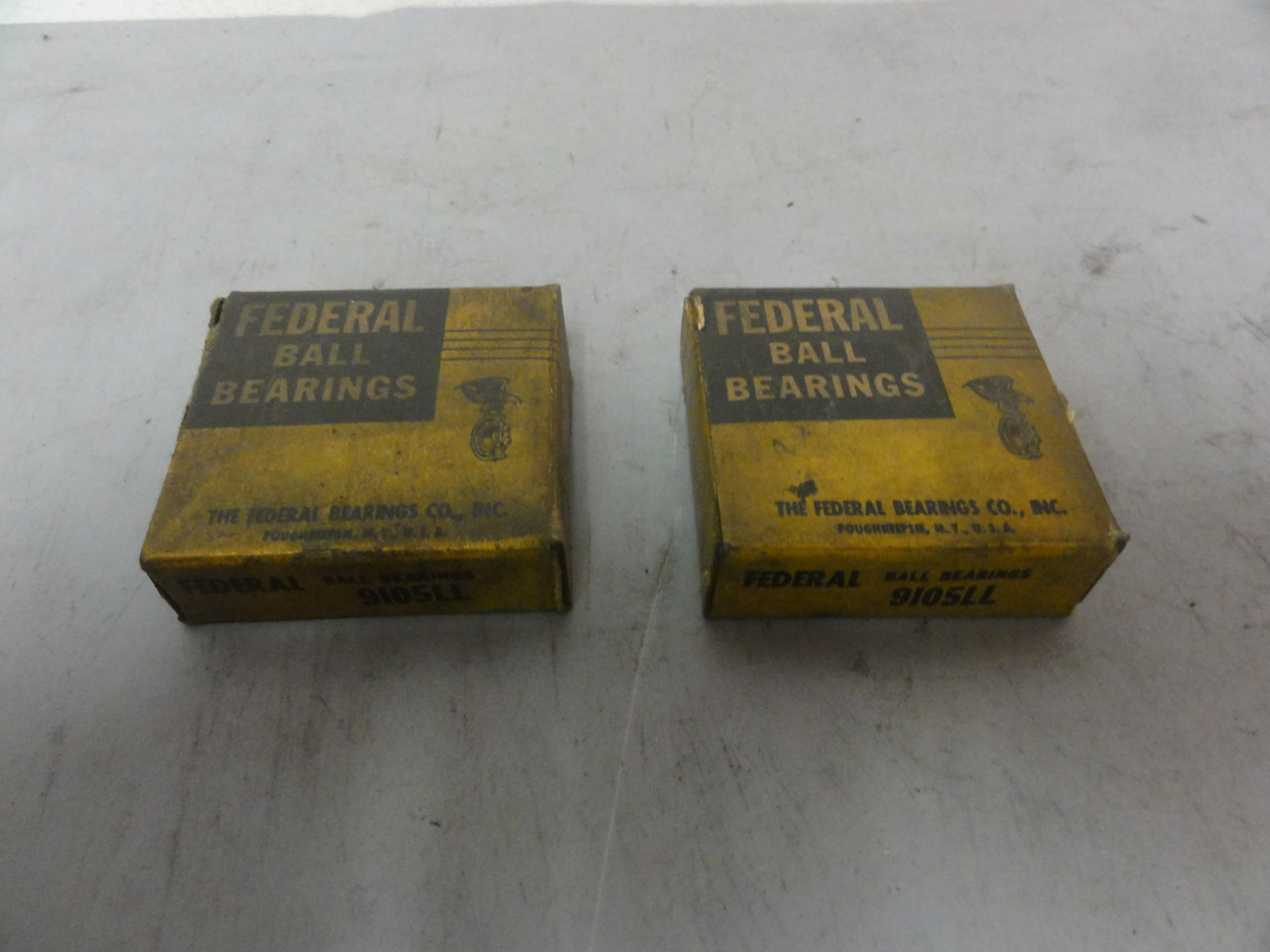 Federal Ball Bearings 9105LL Double Shield Ball Bearing (Lot of 2) New (Open Box)