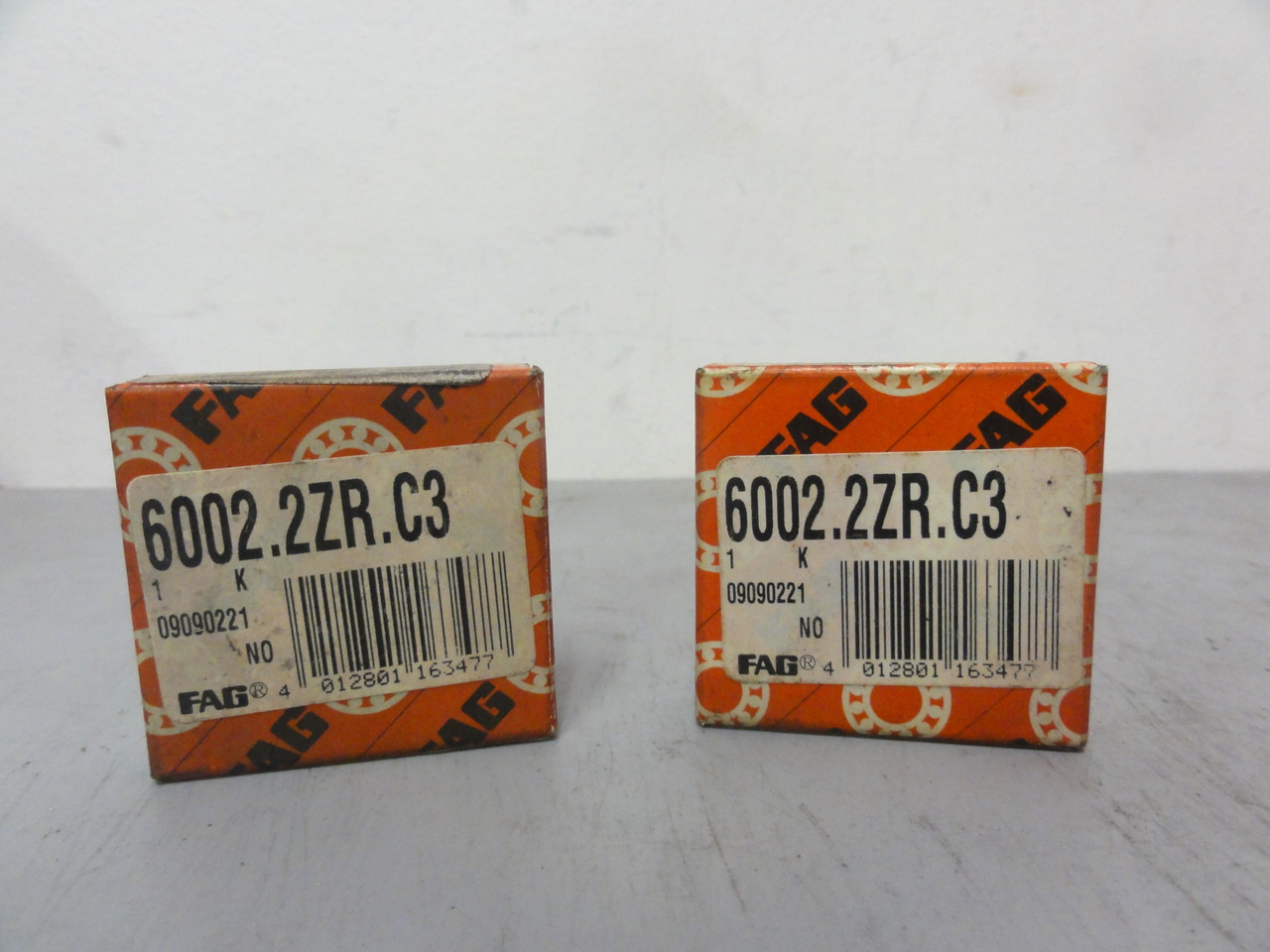 FAG 6002-2ZR-C3 Bearings (Lot of 2) New (Open Box)