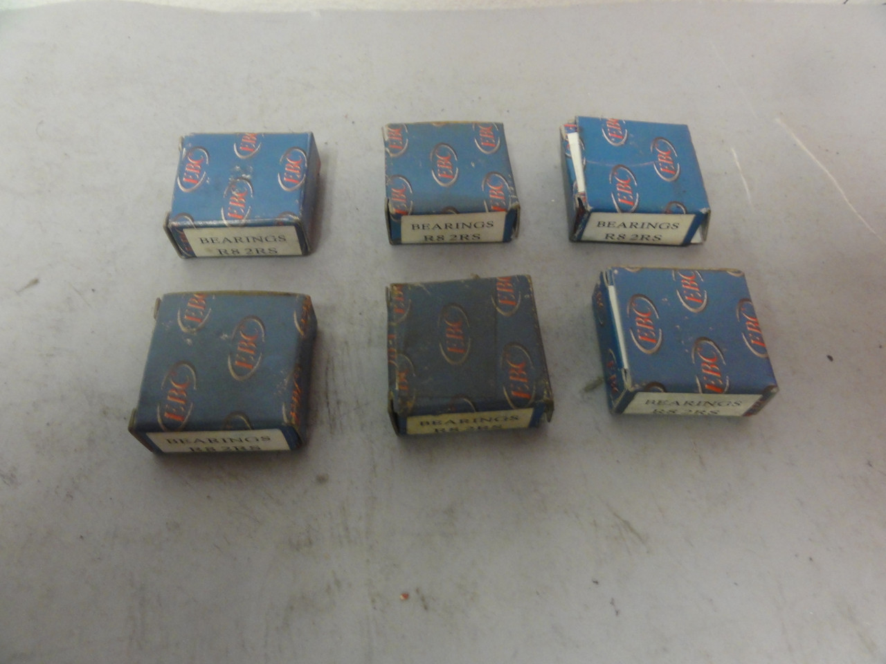 EBC R82RS Bearings (Lot of 6) New (Open Box)