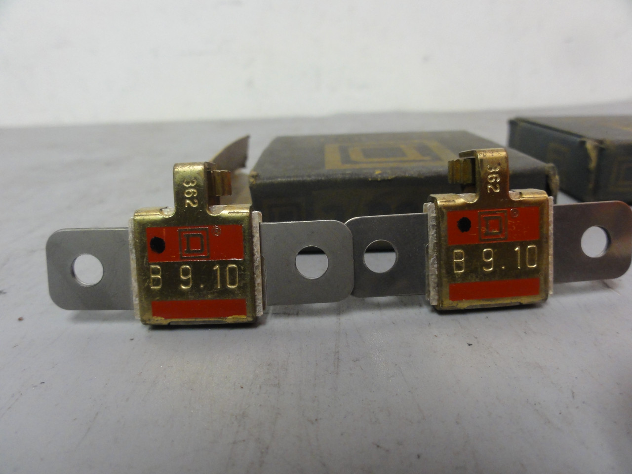 Square D 2-B9.10 Overload Relay Thermal Unit (Lot of 2) New (Open Box)