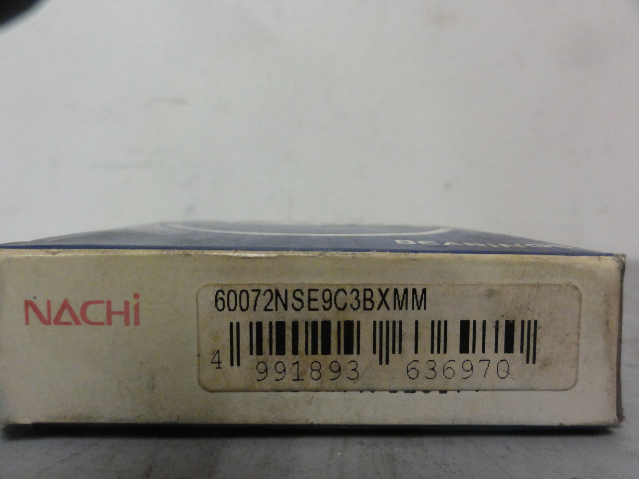 Nachi Quest 60072NSE9C3BXMM Rubber Sealed Bearing- Brand New