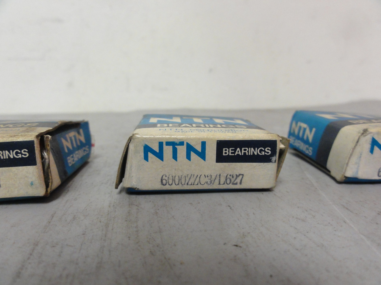 NTN 6000ZZC3/L627 Radial Ball Bearings (Lot of 3) New (Open Box)