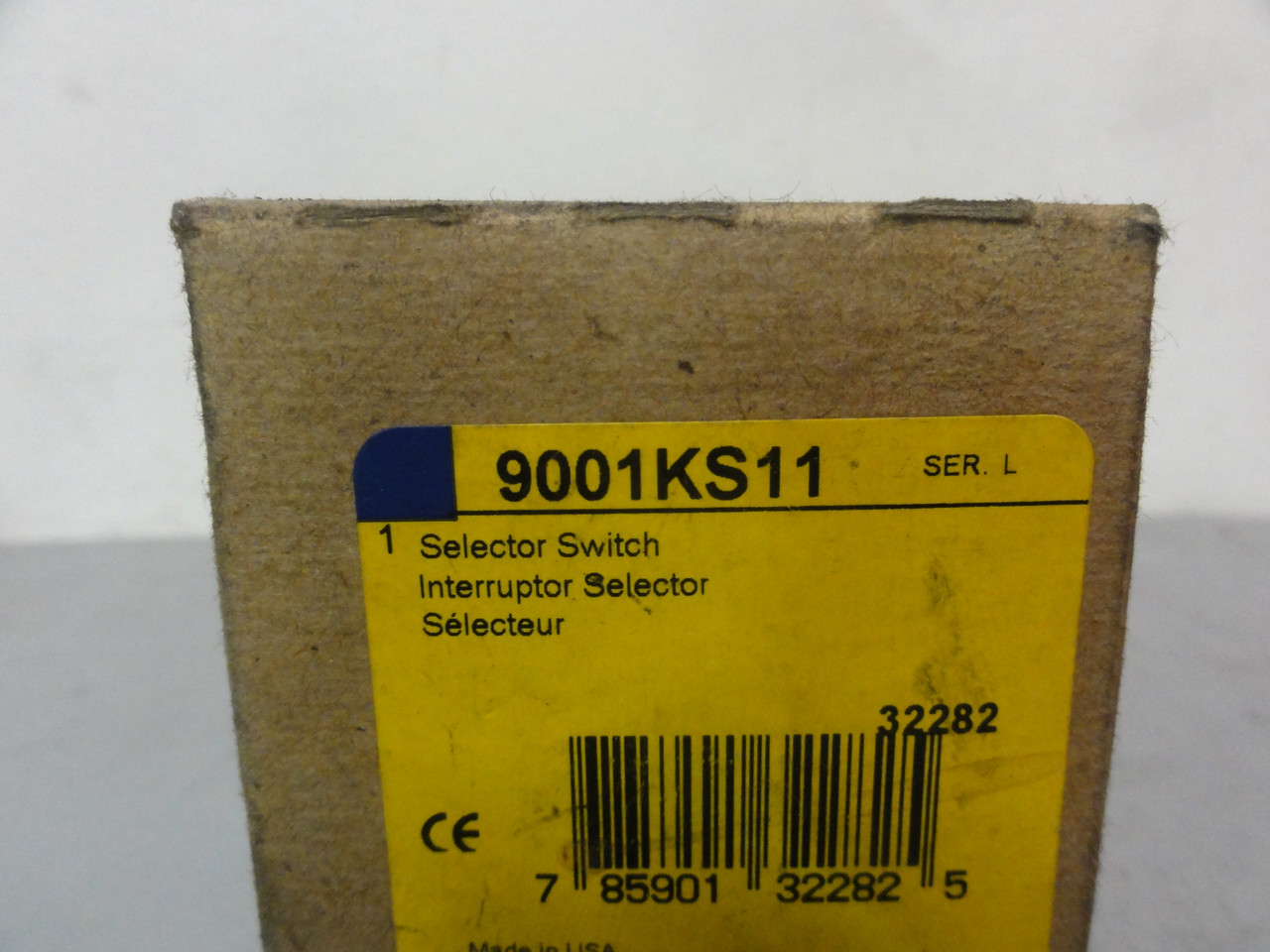 Square D 9001KS11 Series L Selector Switch (Lot of 3) Brand New (Open Box)