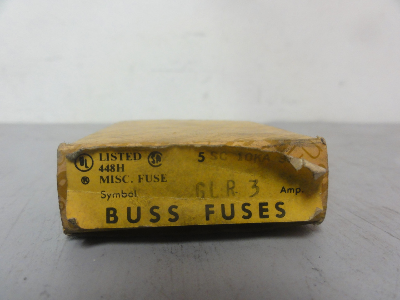 Bussmann Buss GLR-3 Fuses (Lot of 3) New (Open Box)