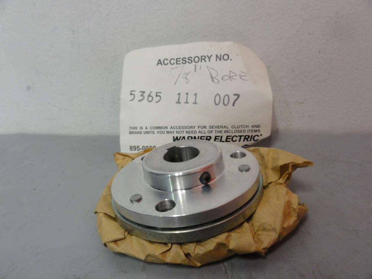 Warner Electric Altra Industrial Motion 5365-111-007 Anti Backlash Armature For Clutch or Brake- New (Open Box)