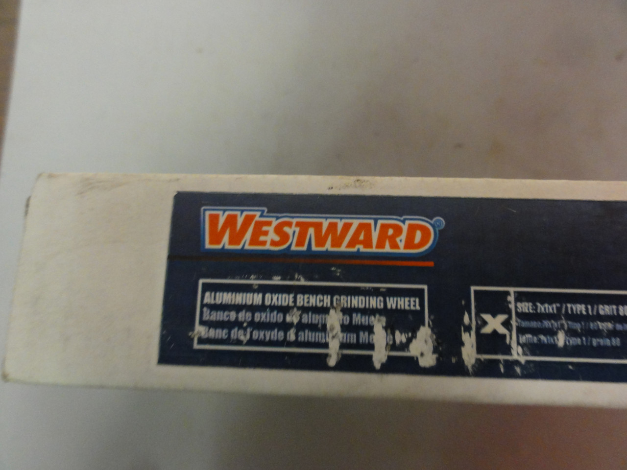 Westward 6NX24C Aluminum Oxide Bench Grinding Wheel- Brand New (Open Box)