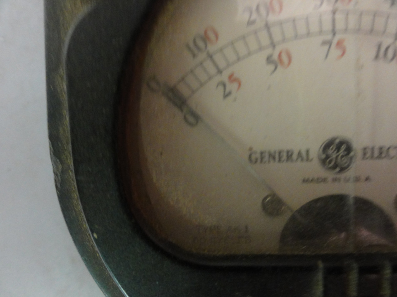 Vintage GE Type AK-1 Model 8AK1AAA1 AC Volt Ammeter