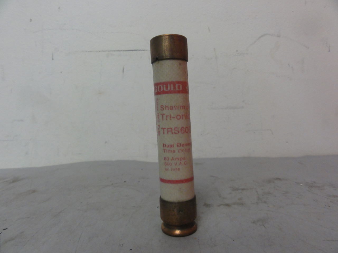 Gould Shawmut Tri-onic TRS60R Dual Element Time Delay Fuse 60A 600VAC