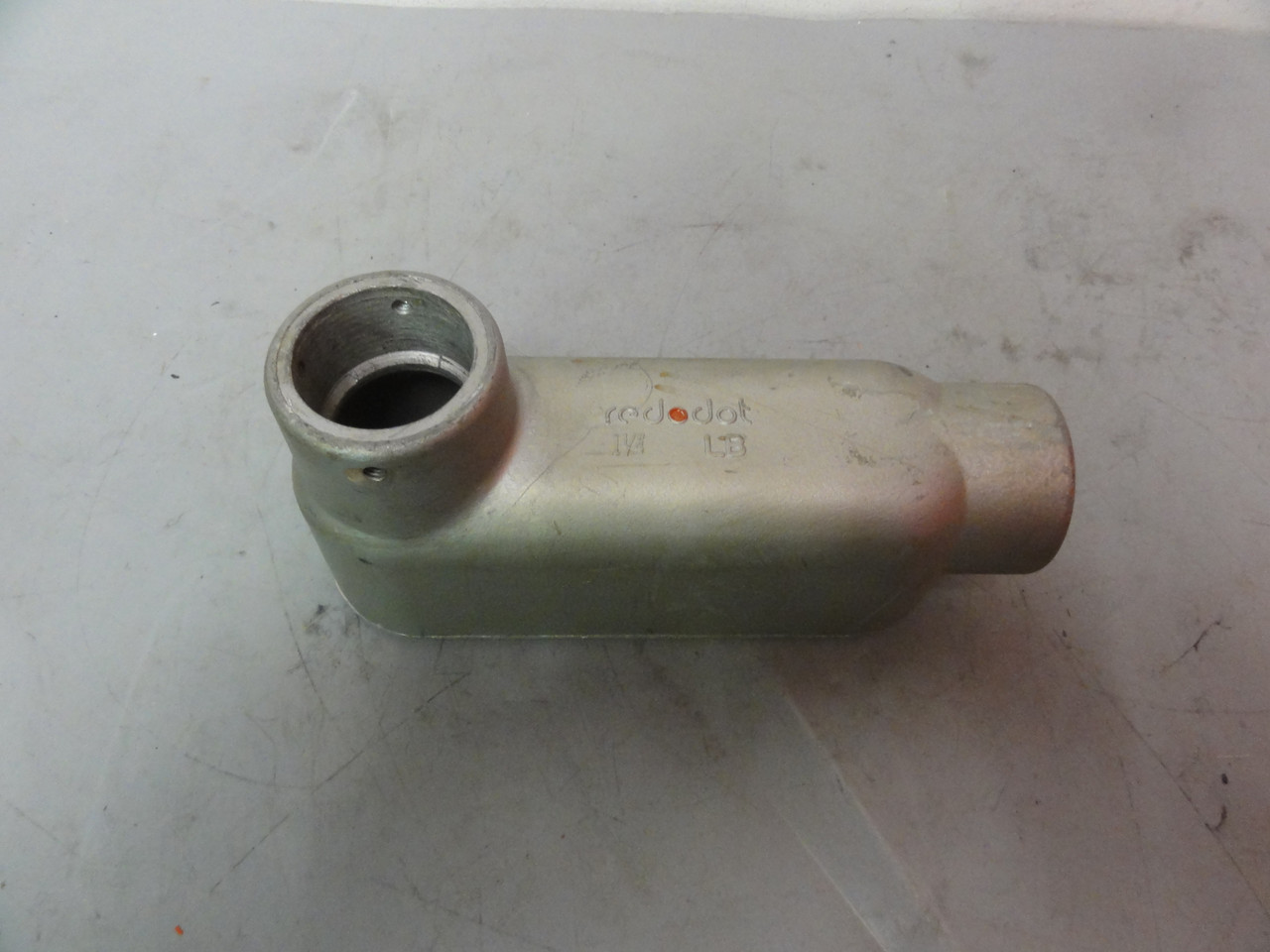 L. E. Mason Co. Red O Dot Model SCV 4, 1 1/4" 1 1/2" Conduit Box