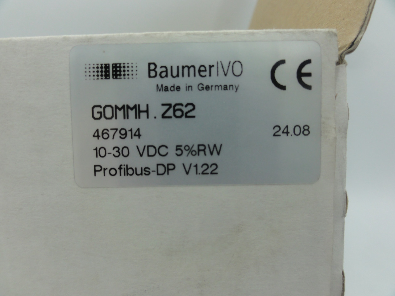 Baumer IVO GOMMH.Z62 Encoder w/ Profibus Communication Module - New Open Box