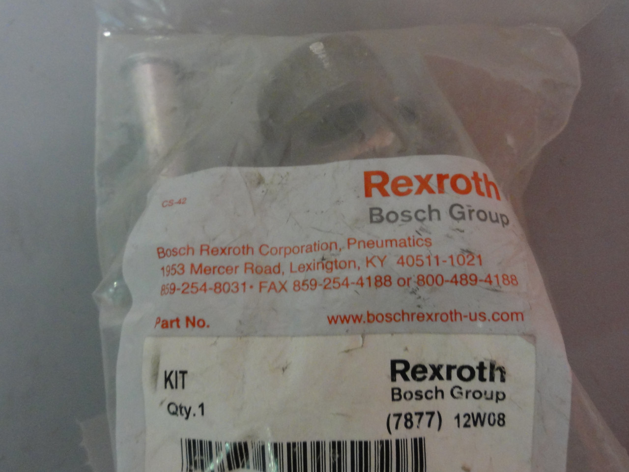 Rexroth Bosch 7877 12 W 08 Valve Base- New