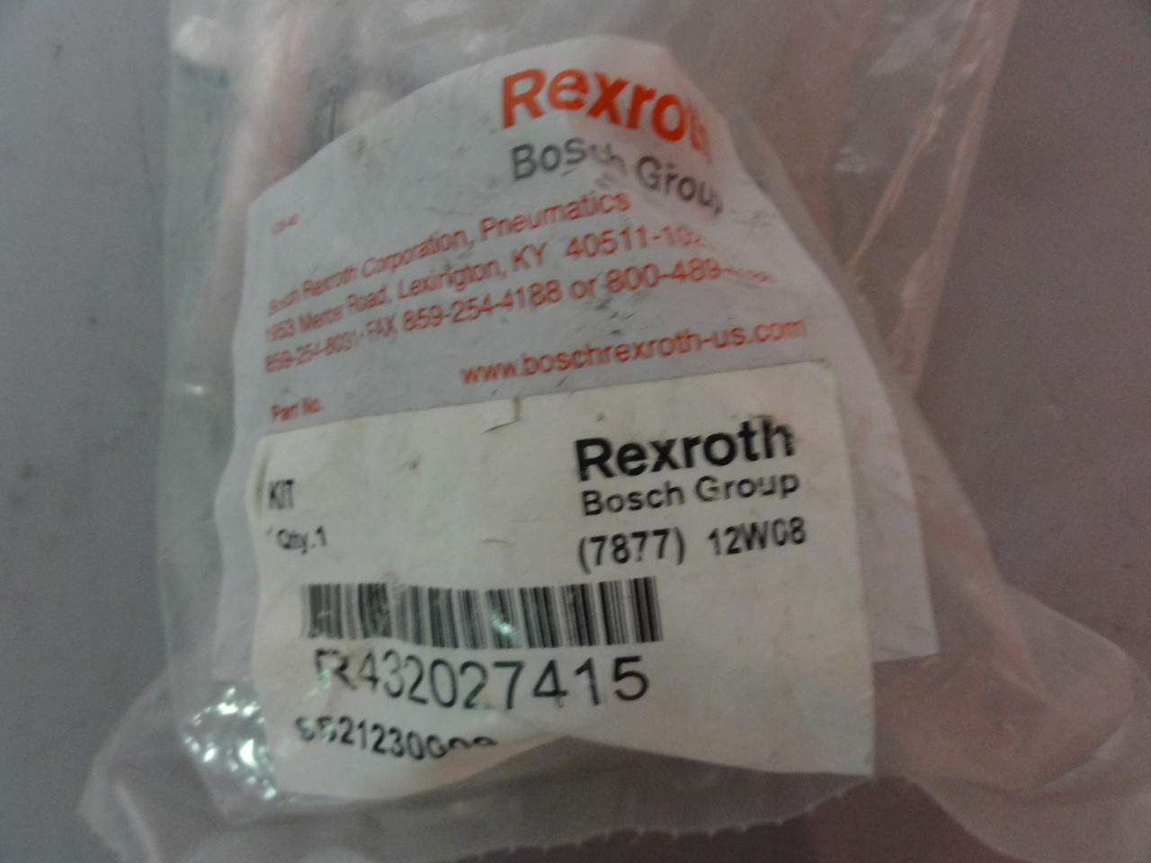 Rexroth Bosch 7877 01 W 45 Valve Base- New