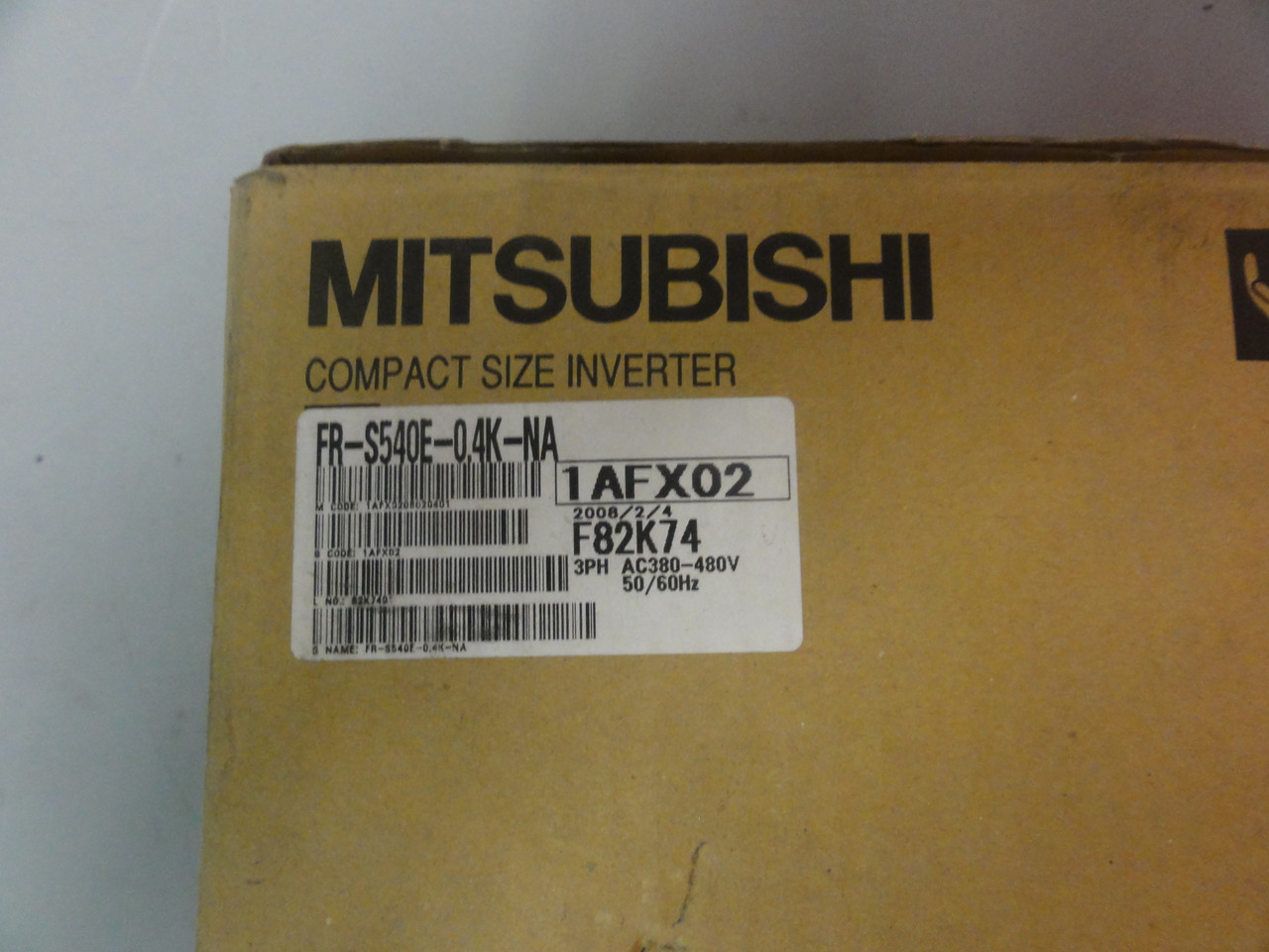 Mitsubishi FR-S540E-0.4K-NA Inverter Drive- Brand New