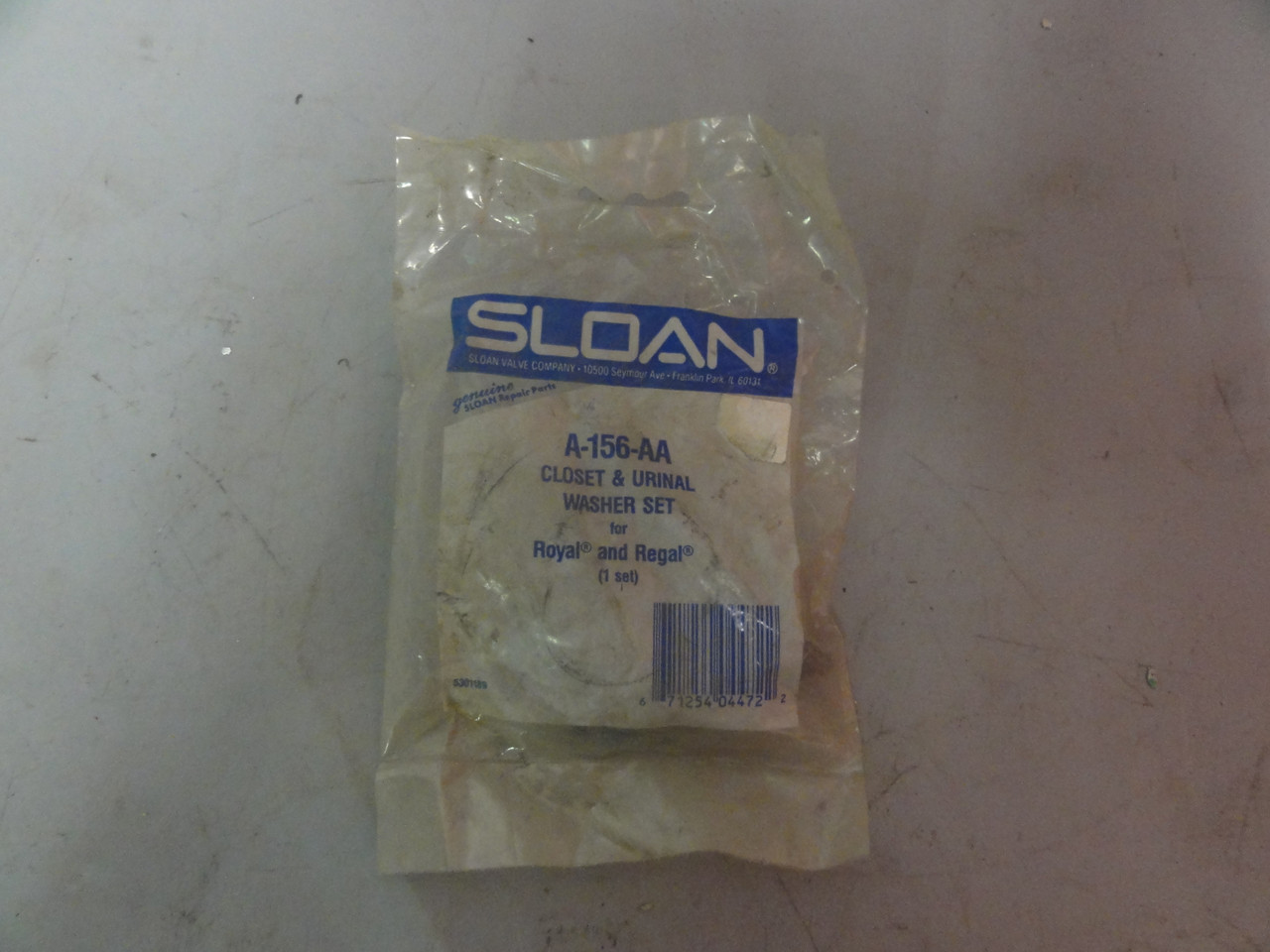 Sloan A-156-AA Closet & Urinal Washer Set - New