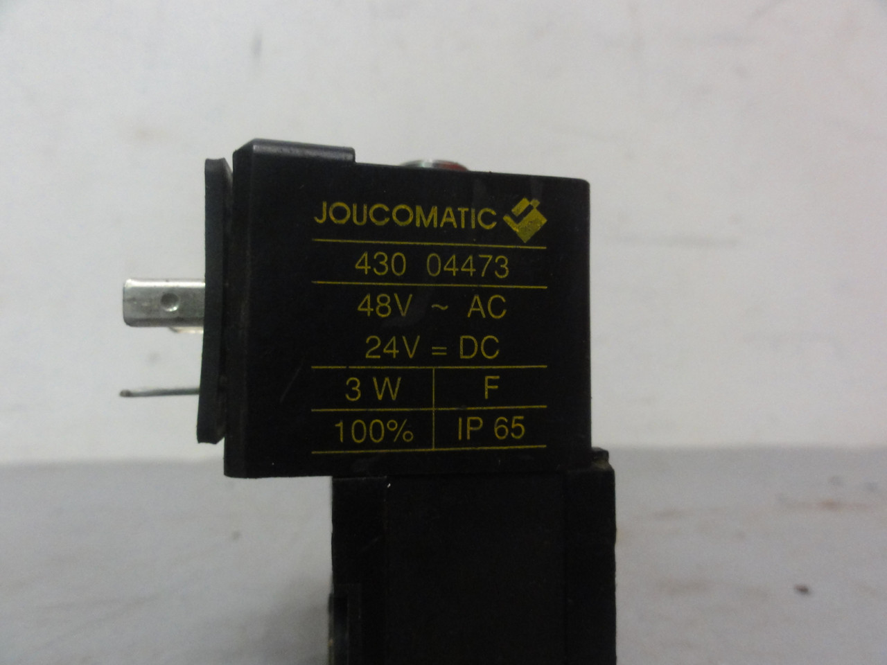 Joucomatic 430 04473 Solenoid Coil 48VAC 24VDC 0-10 BAR