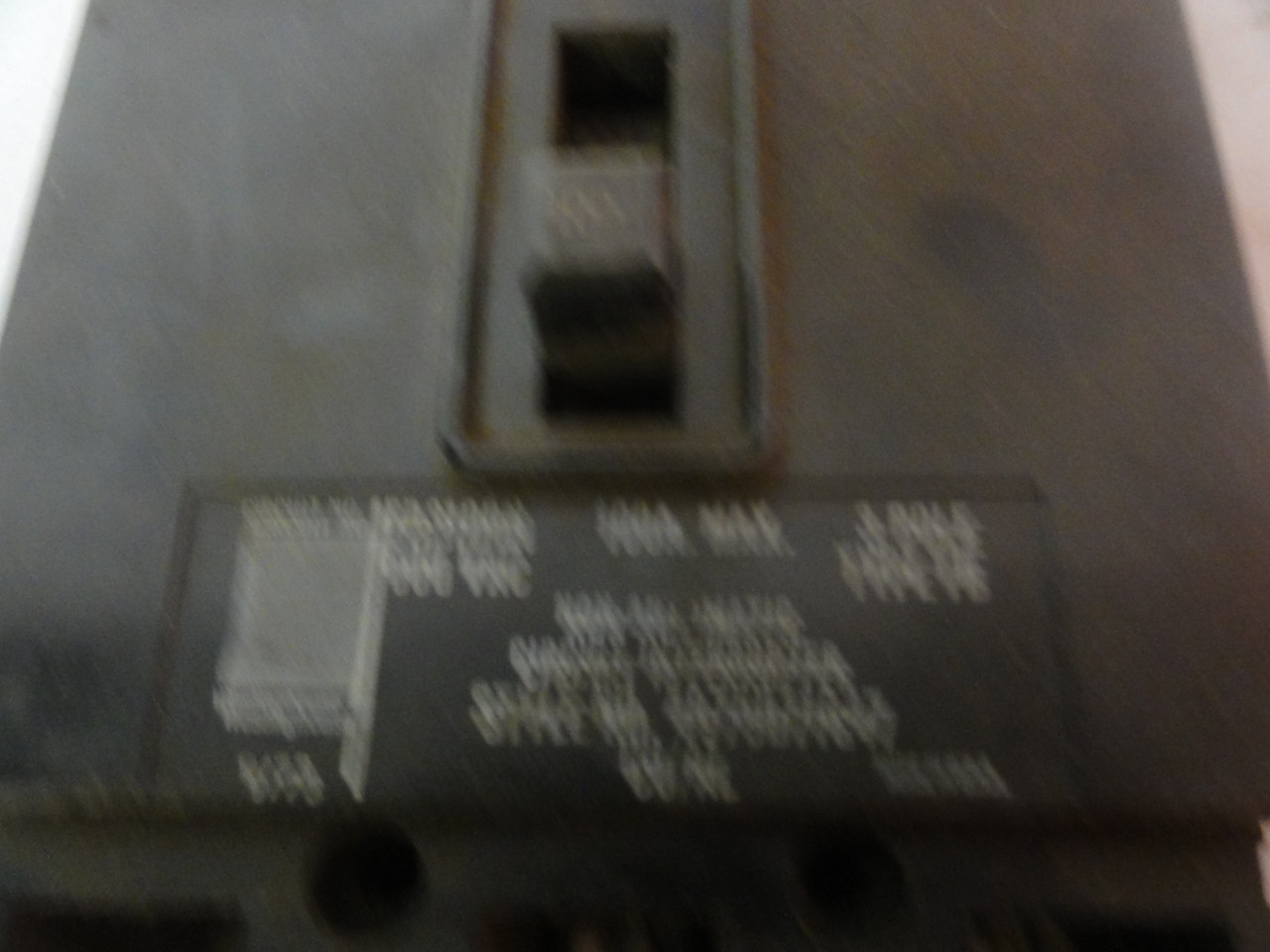 Westinghouse FB-series FB3100N 3 Pole 100 Amp 600V Molded Case Circuit Breaker