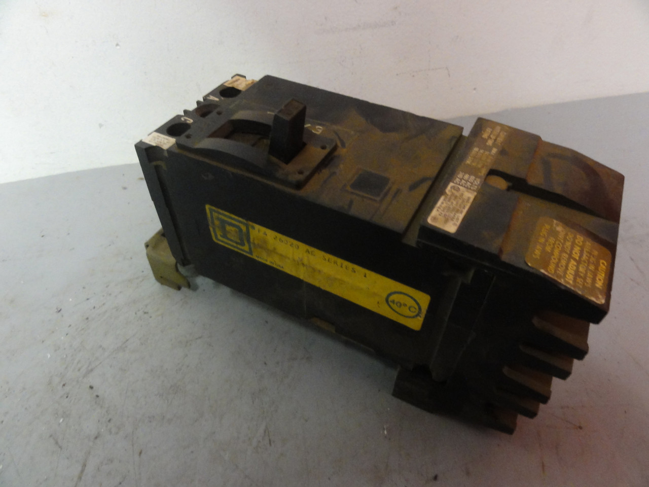 Square D FA26020 AC I-Line Circuit Breaker 600VAC 20A 2 Pole