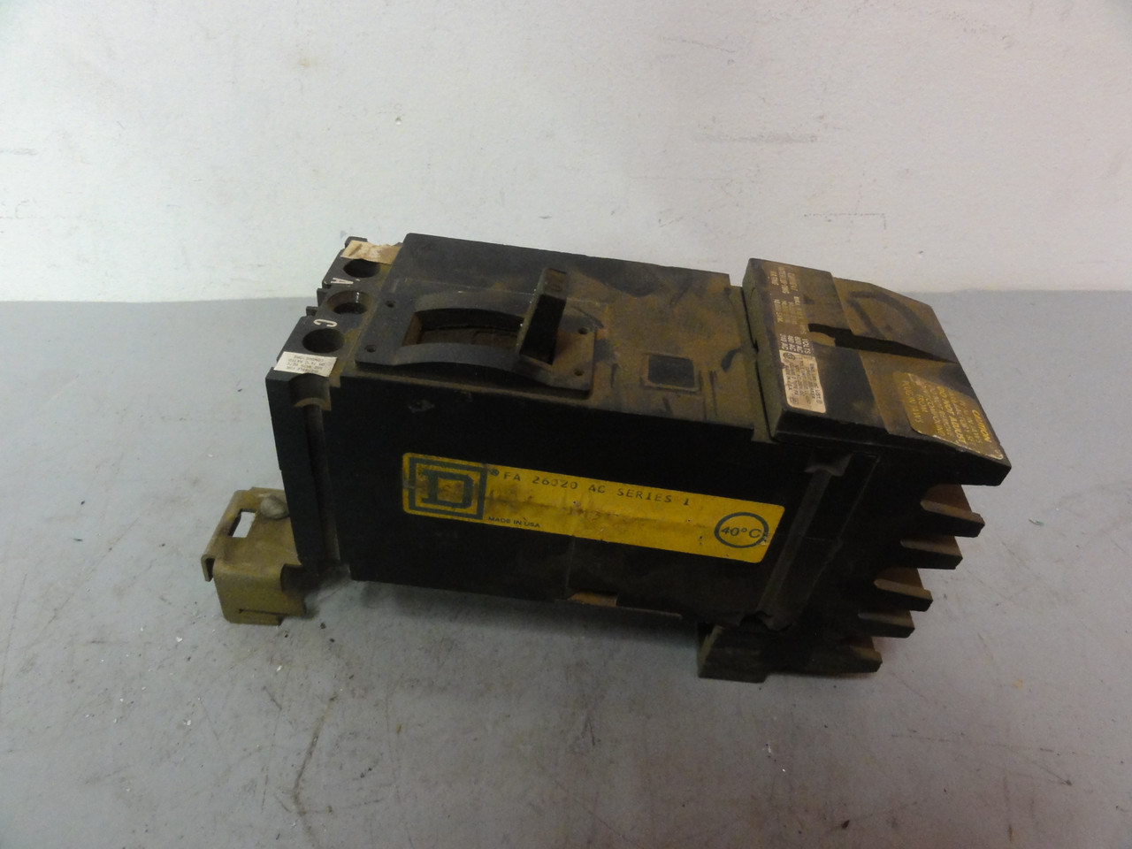 Square D FA26020 AC I-Line Circuit Breaker 600VAC 20A 2 Pole