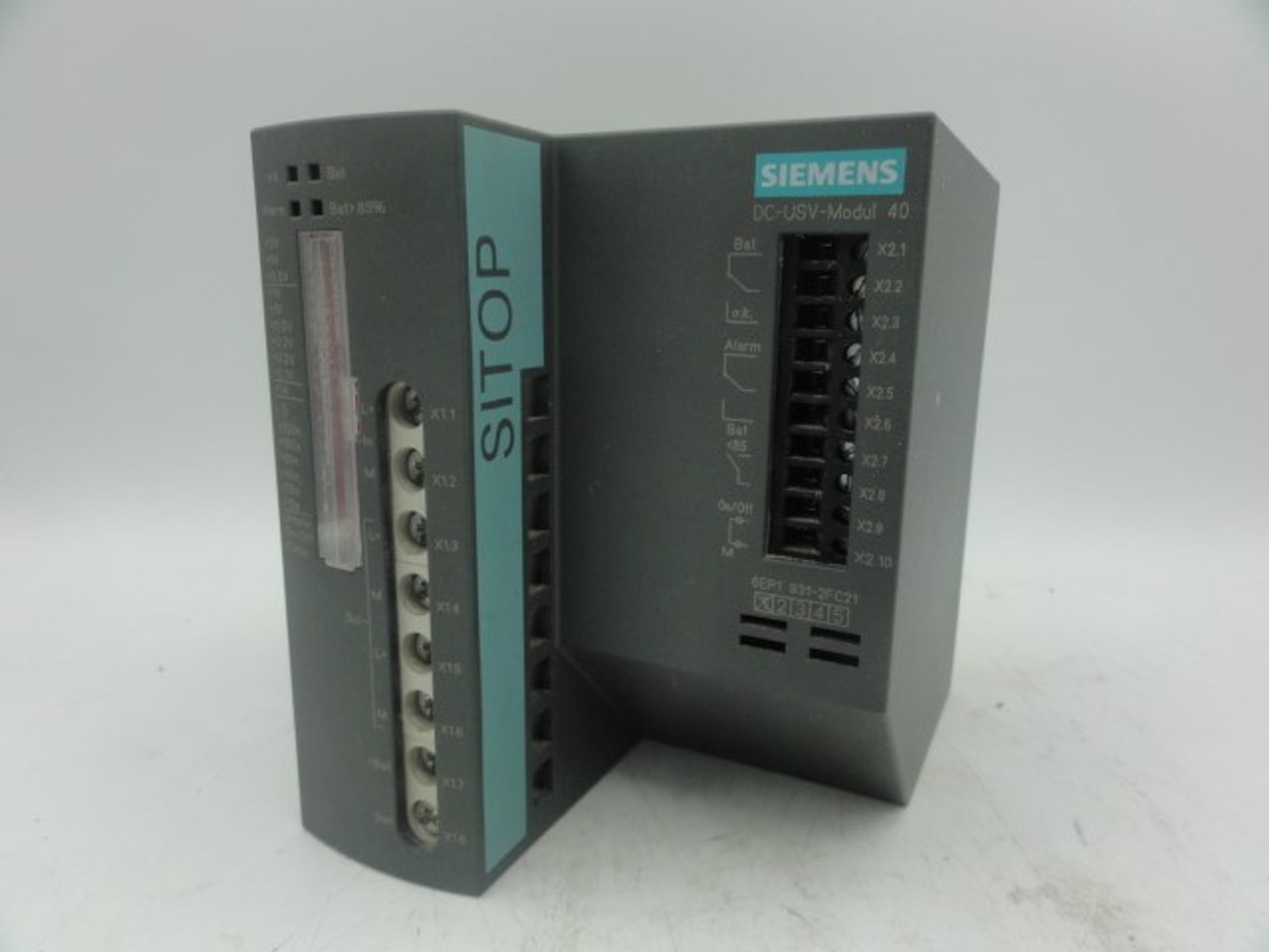 Siemens DC-USV-Modul 40 6EPI 931-2FC21 Power Supply