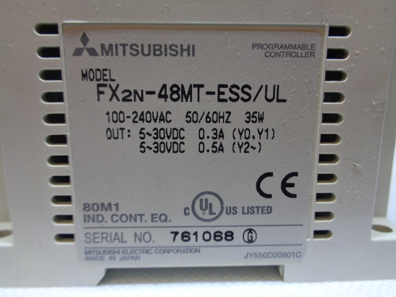 Mitsubishi MELSEC FX2n-48MT Transistor Unit