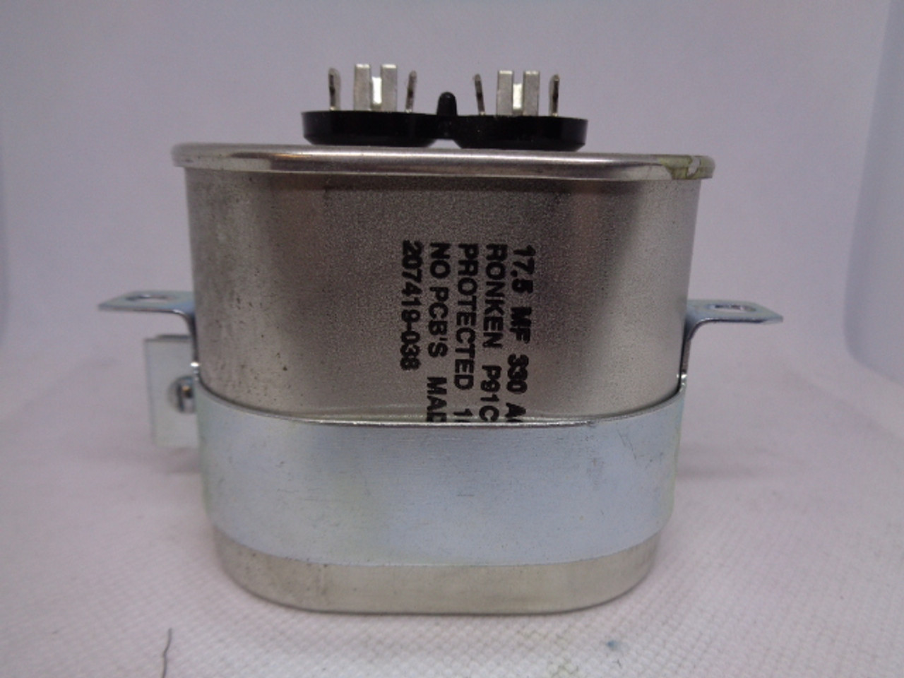 Ronken P91C11186H50 Capacitor, 17.5MF, 330AC, 60Hz