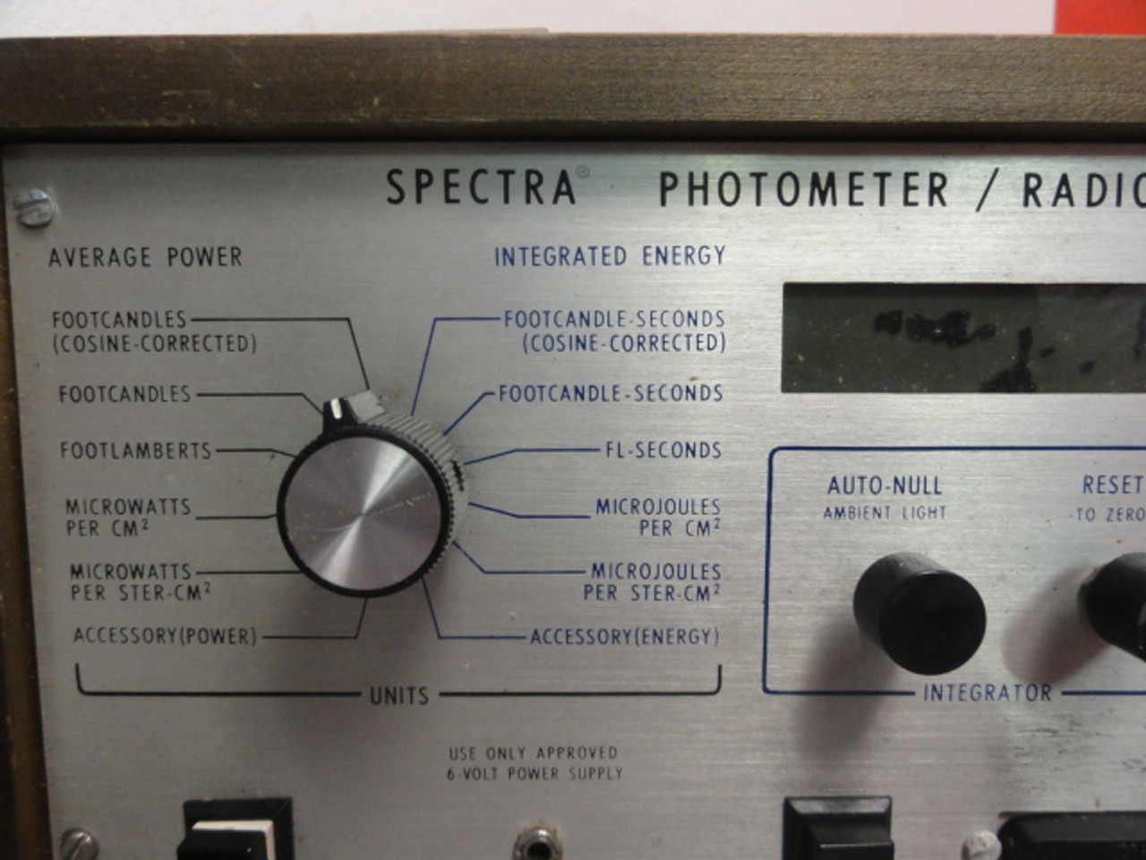 Spectra Model 301 Photometer/Radiometer