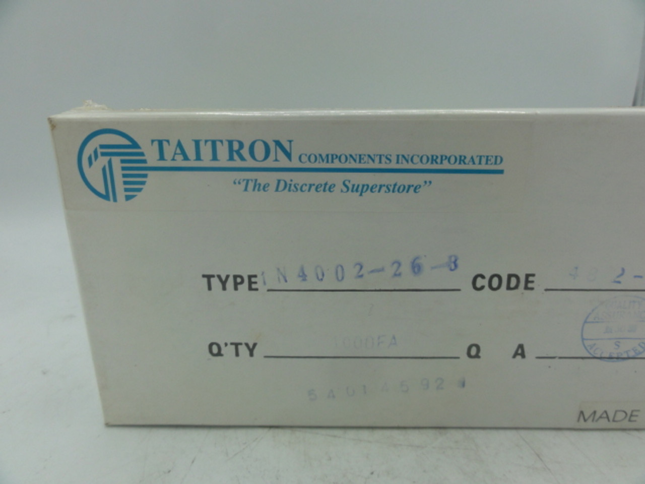 (1000) Taitron 1N4002-26-B Rectifier Diode