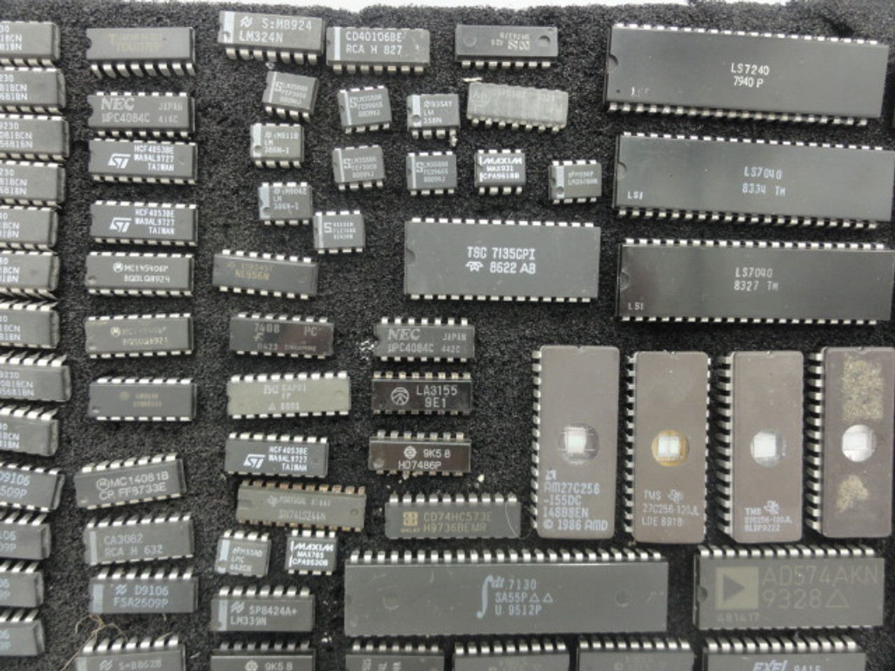 Assorted Transistors, ICs, and Microprocessing Units ~ 130 Pieces