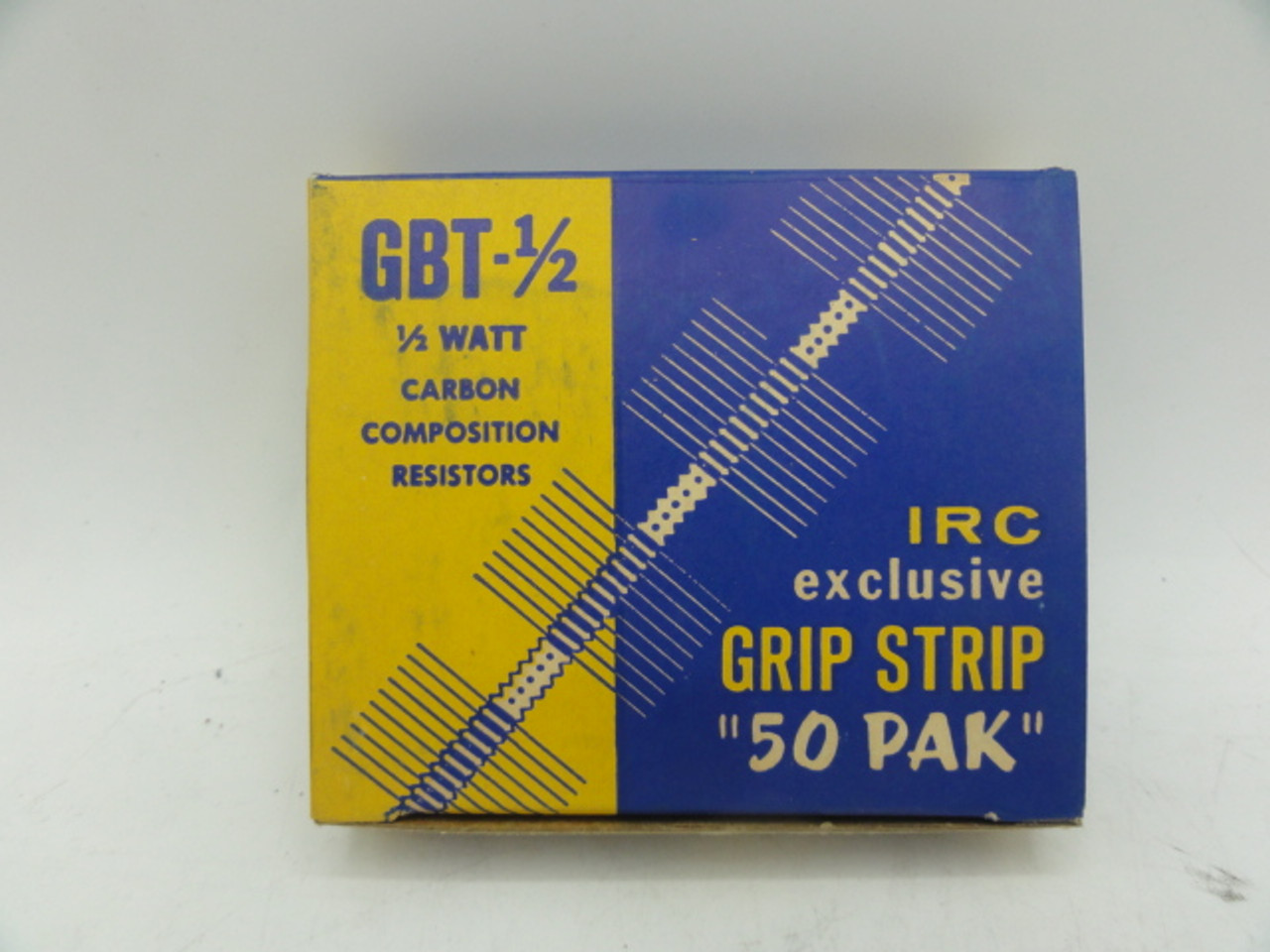 (50) IRC Mil Type GBT Carbon Composition Resistors, .5W 120K Ohm